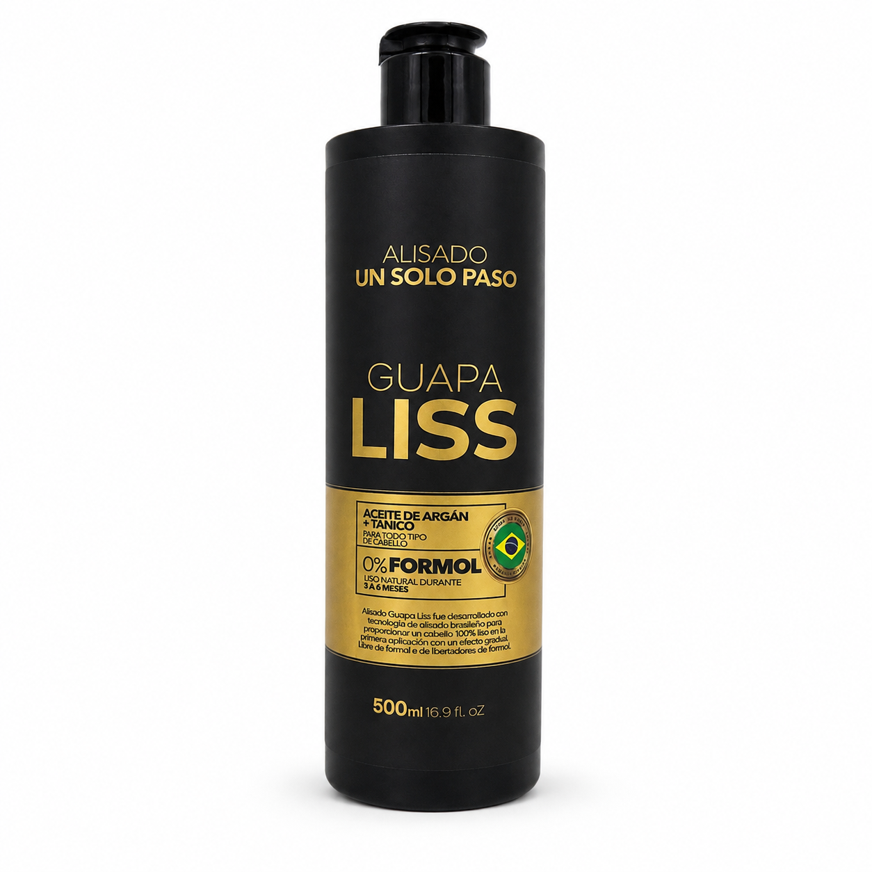 Alisado 0% Formol x 500ml -  Guapa Liss