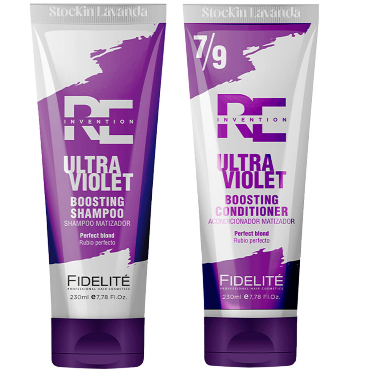 Rutina Ultra Violet | Shampoo y Acondicionador Matizador - Fidelité