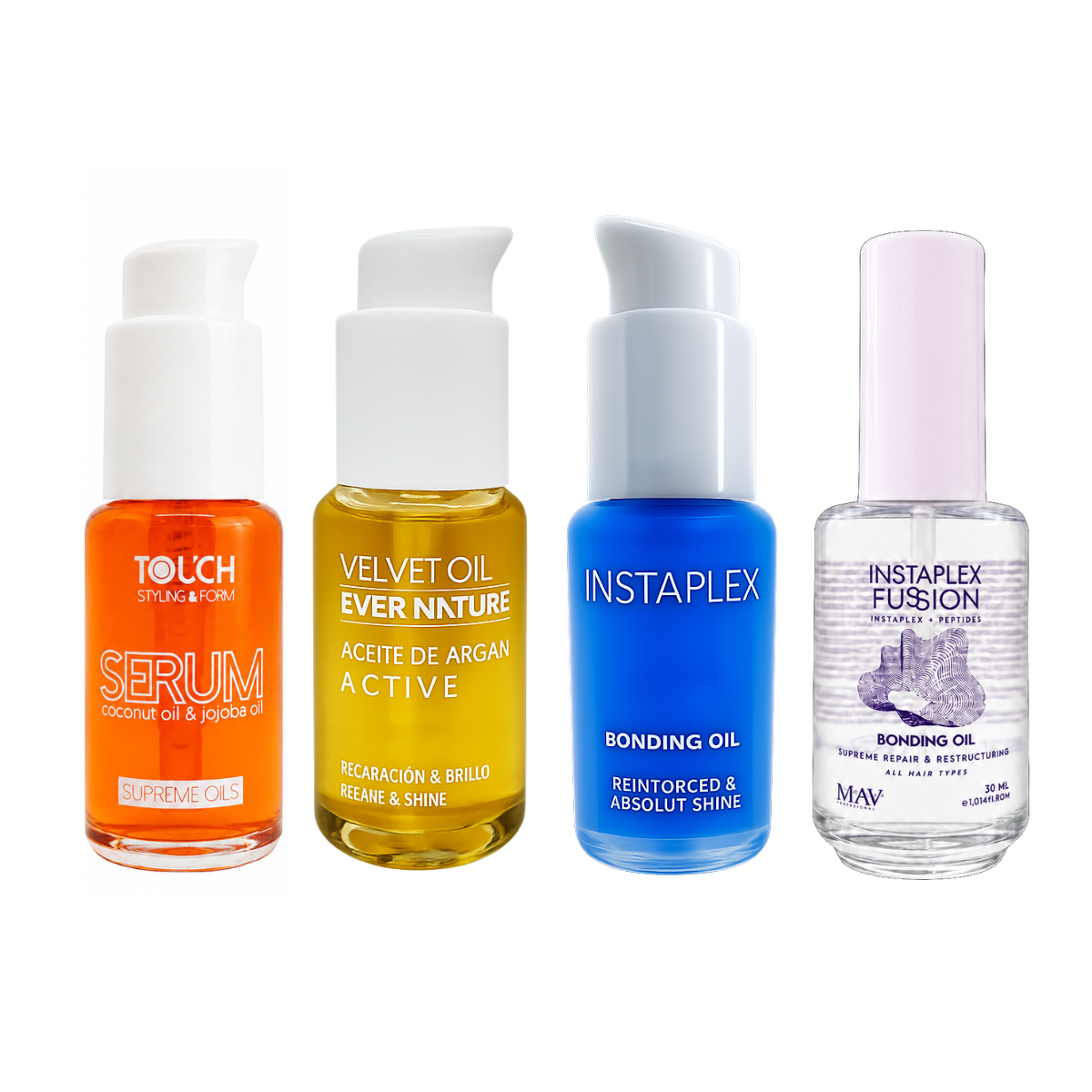 Kit Serums Capilares - Touch + Ever Nature + Instaplex + Fussion - MAV