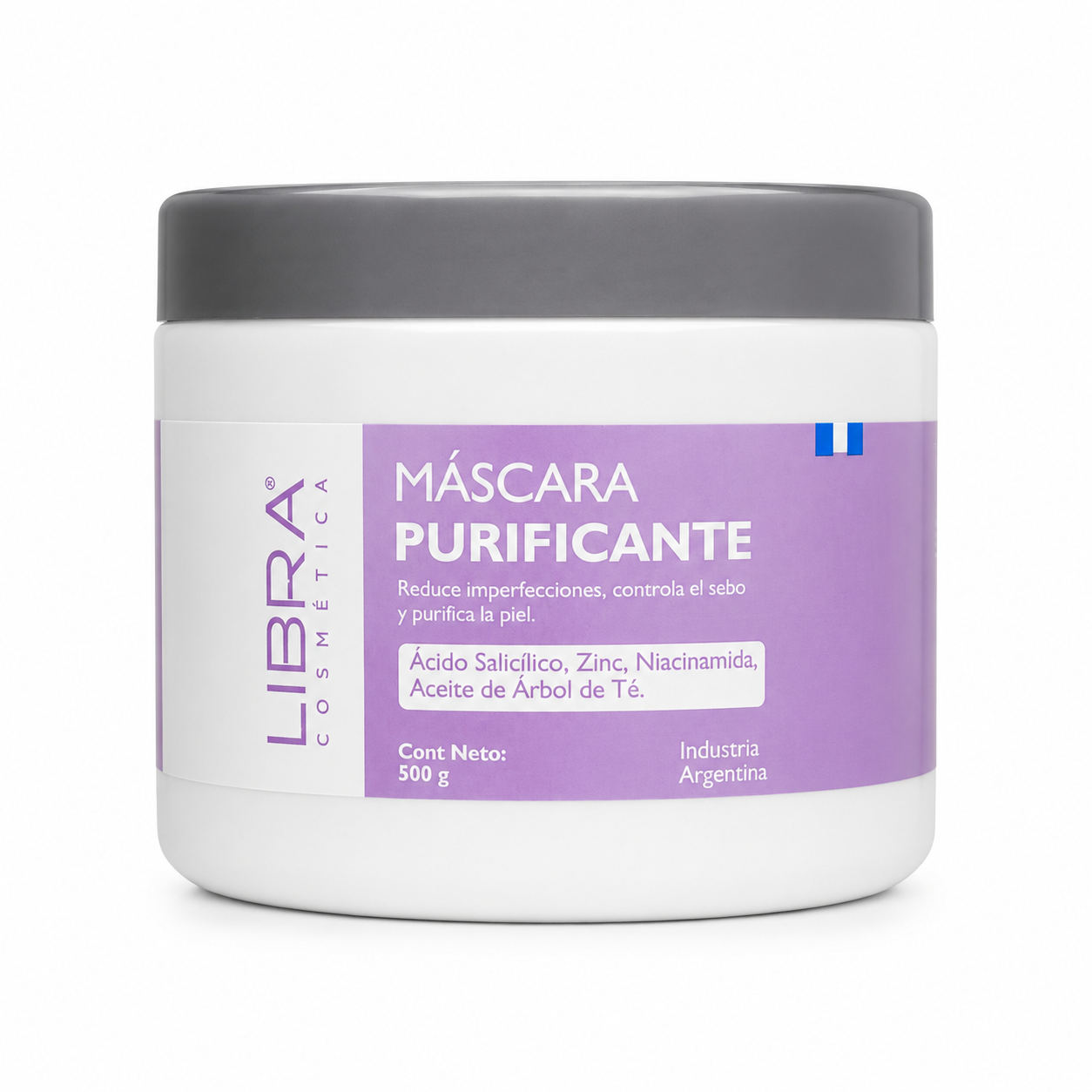 Máscara Purificante x 500 g – Libra Cosmética