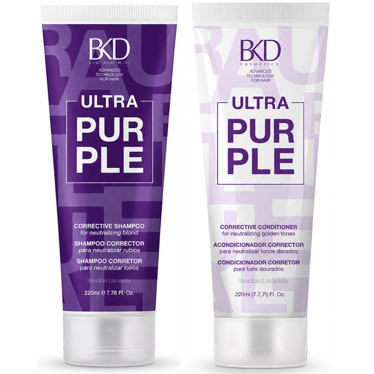 Shampoo + Acondicionador Ultra Purple X 230ml - Bkd
