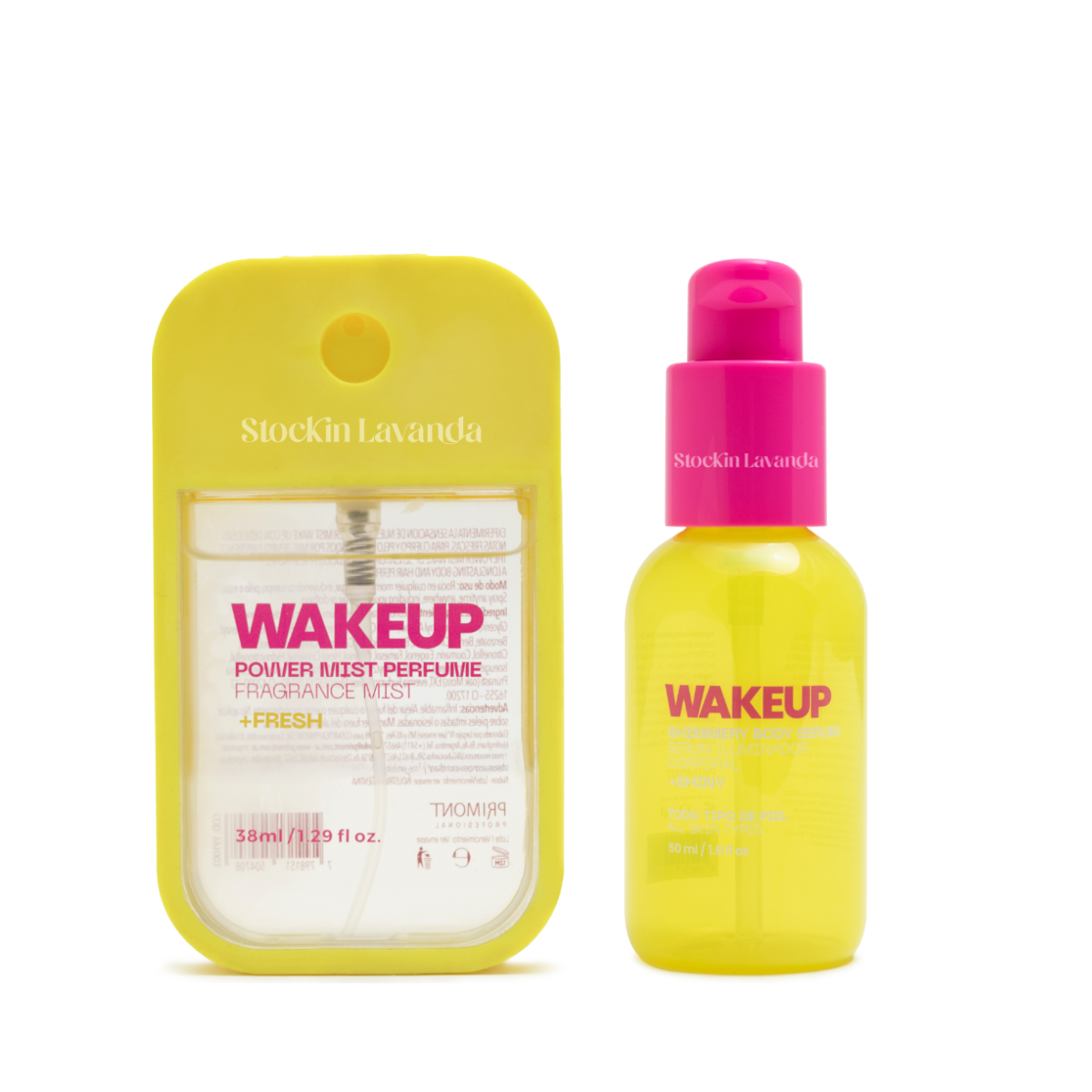 Kit Wake Up - Perfume mist + Seum iluminador corporal - Primont
