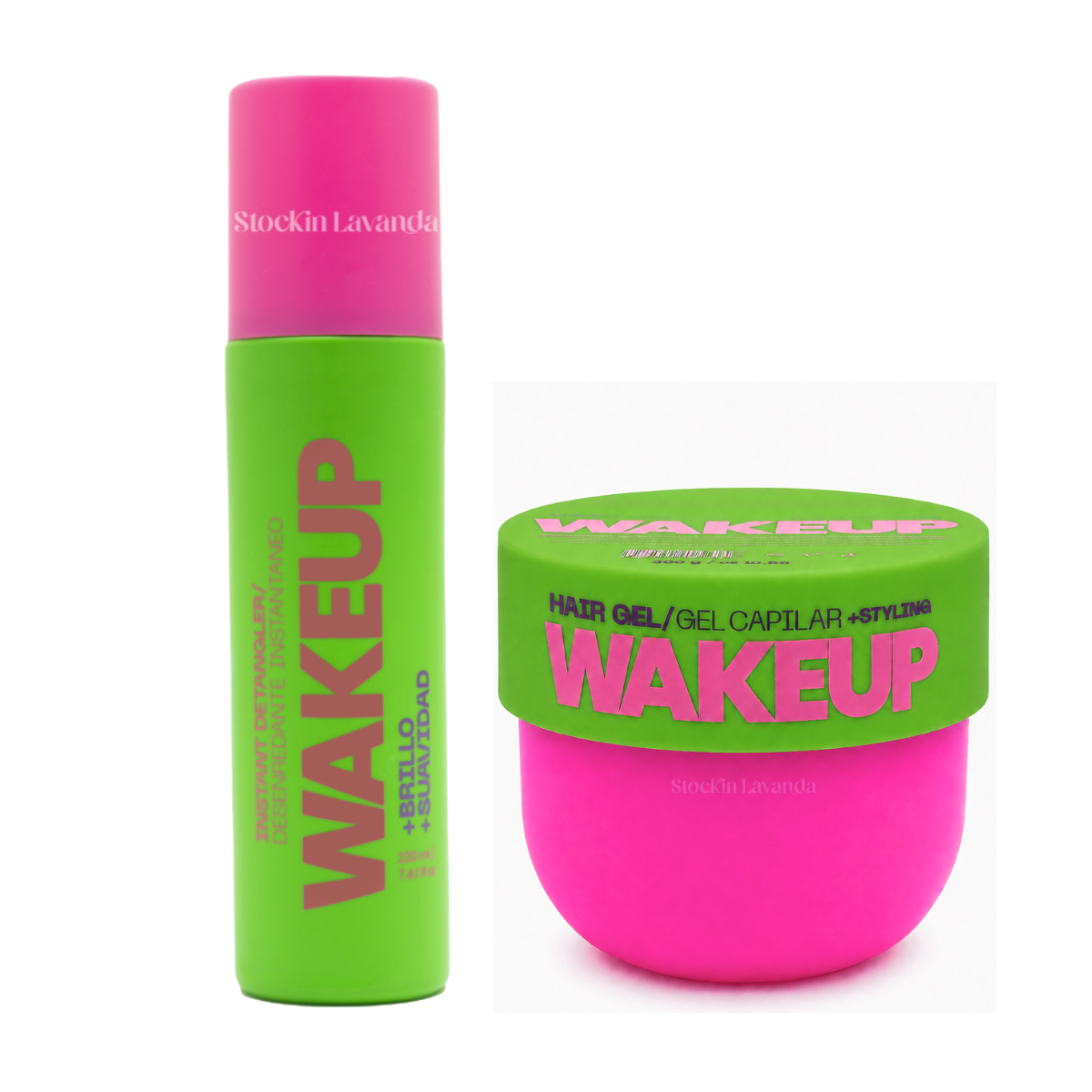 Desenredante instantáneo Wake up x220ml. + Gel Capilar Wake up x300gr. - Primont