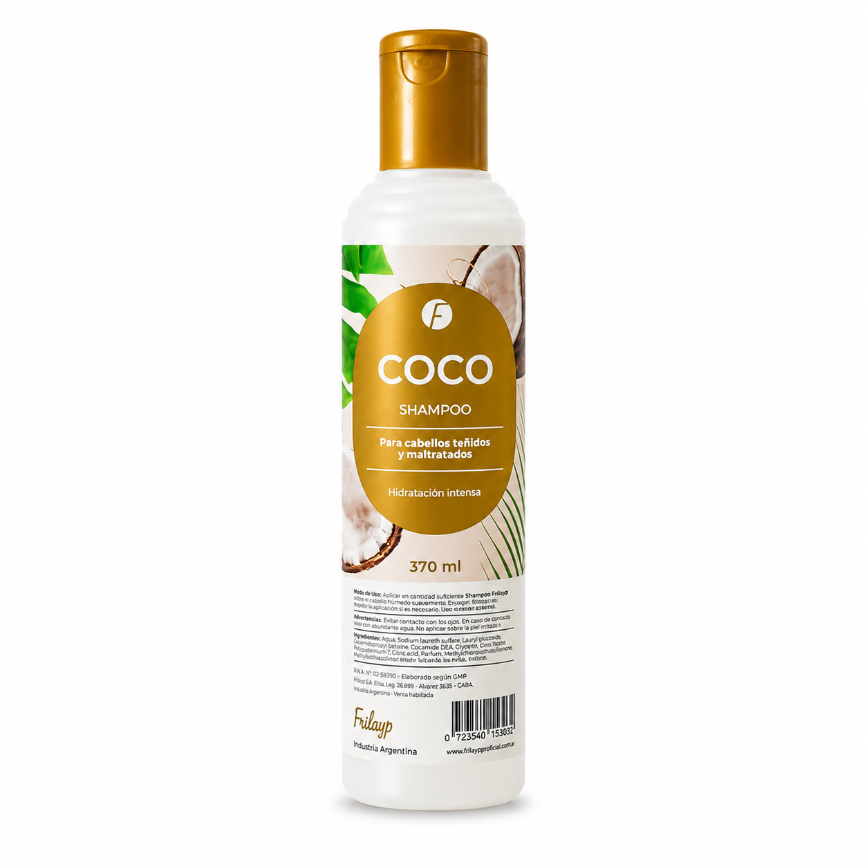 Shampoo Coco x 370 Ml - Frilayp