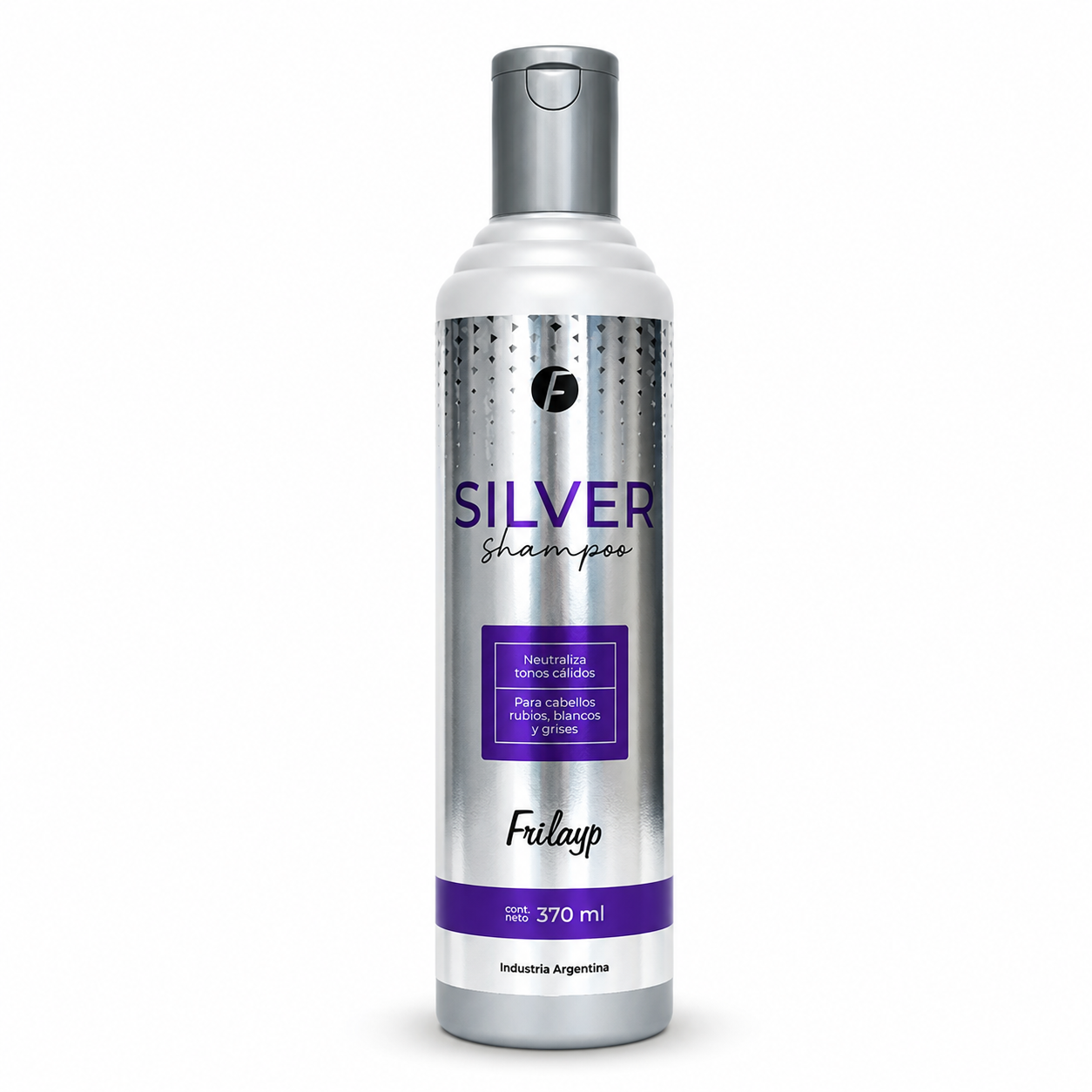 Shampoo Silver x 370 Ml - Frilayp