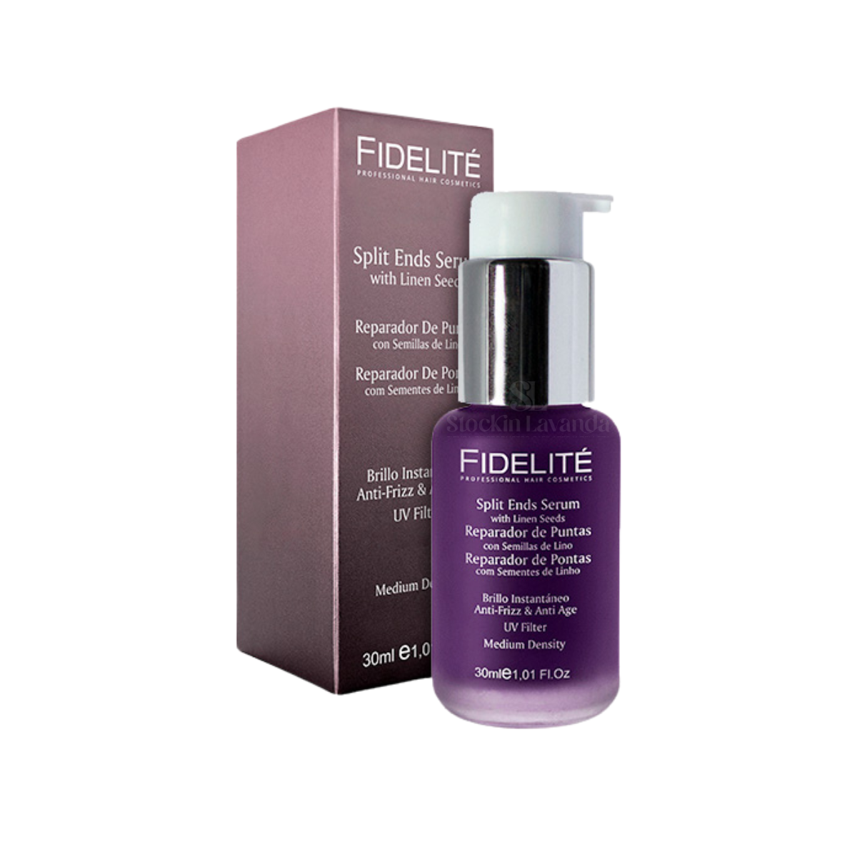 Serum Reparador De Puntas De Lino Medium Density X30 Ml. - Fidelite