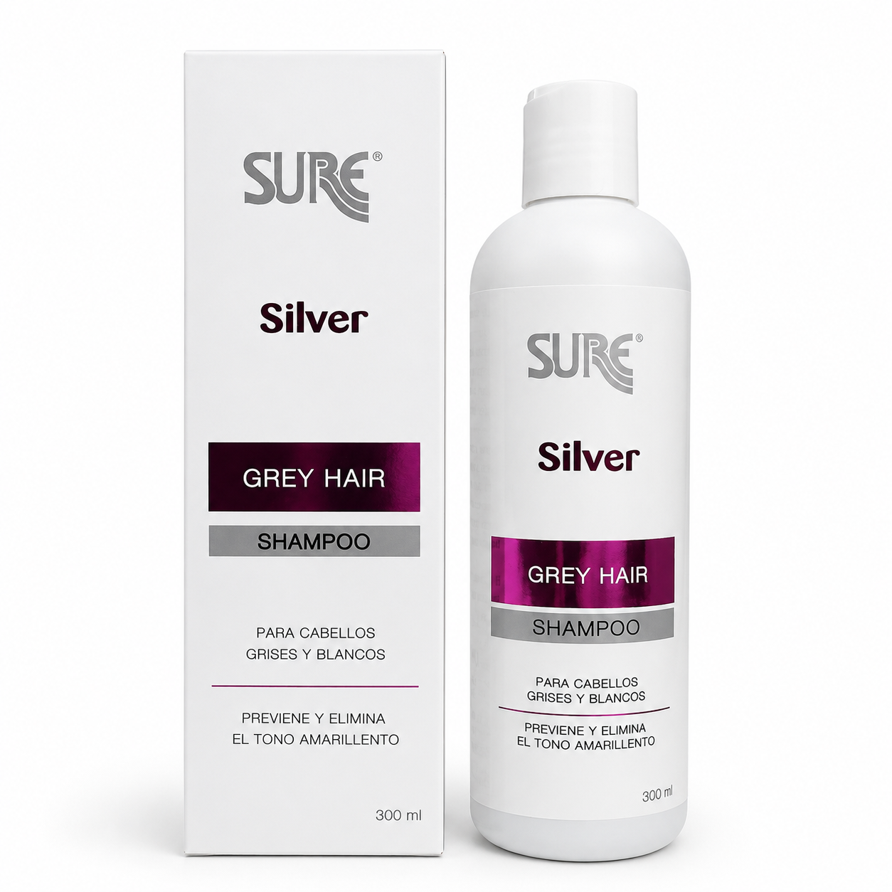Shampoo Silver Grey Hair x 300ml - Fithoplasma