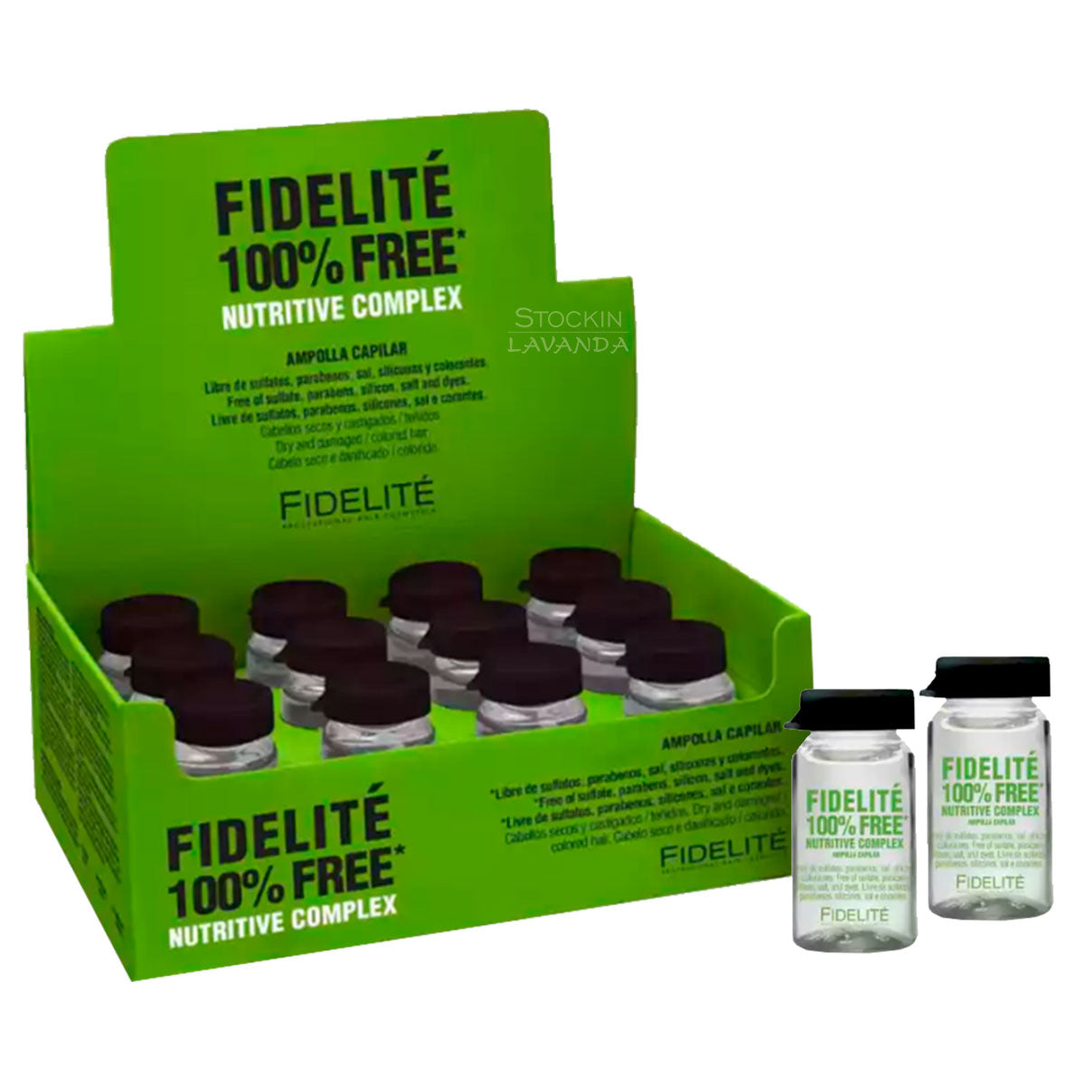 Caja Ampollas Free 12 Unid. X 15 Ml C/u - Fidelite