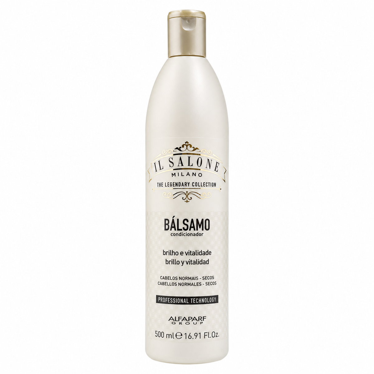 Acondicionador Bálsamo Brillo y Vitalidad x 500ml - ALFAPARF -  IL Salone
