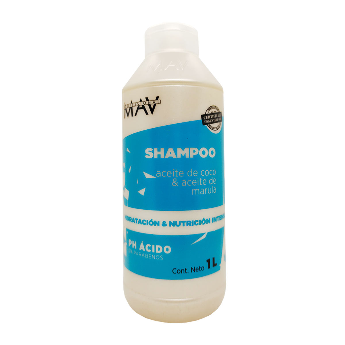 Shampoo Aceite De Coco Y Marula X 1 Lt. - Mav