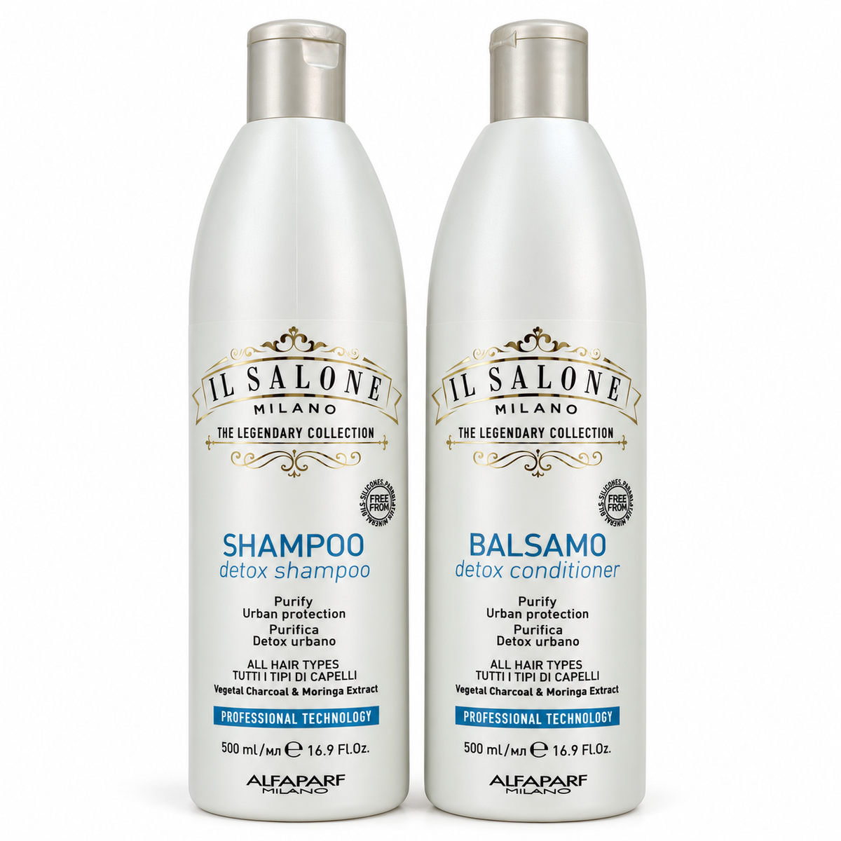Kit Detox Il Salone Milano con Shampoo y Balsamo de 500 ml.