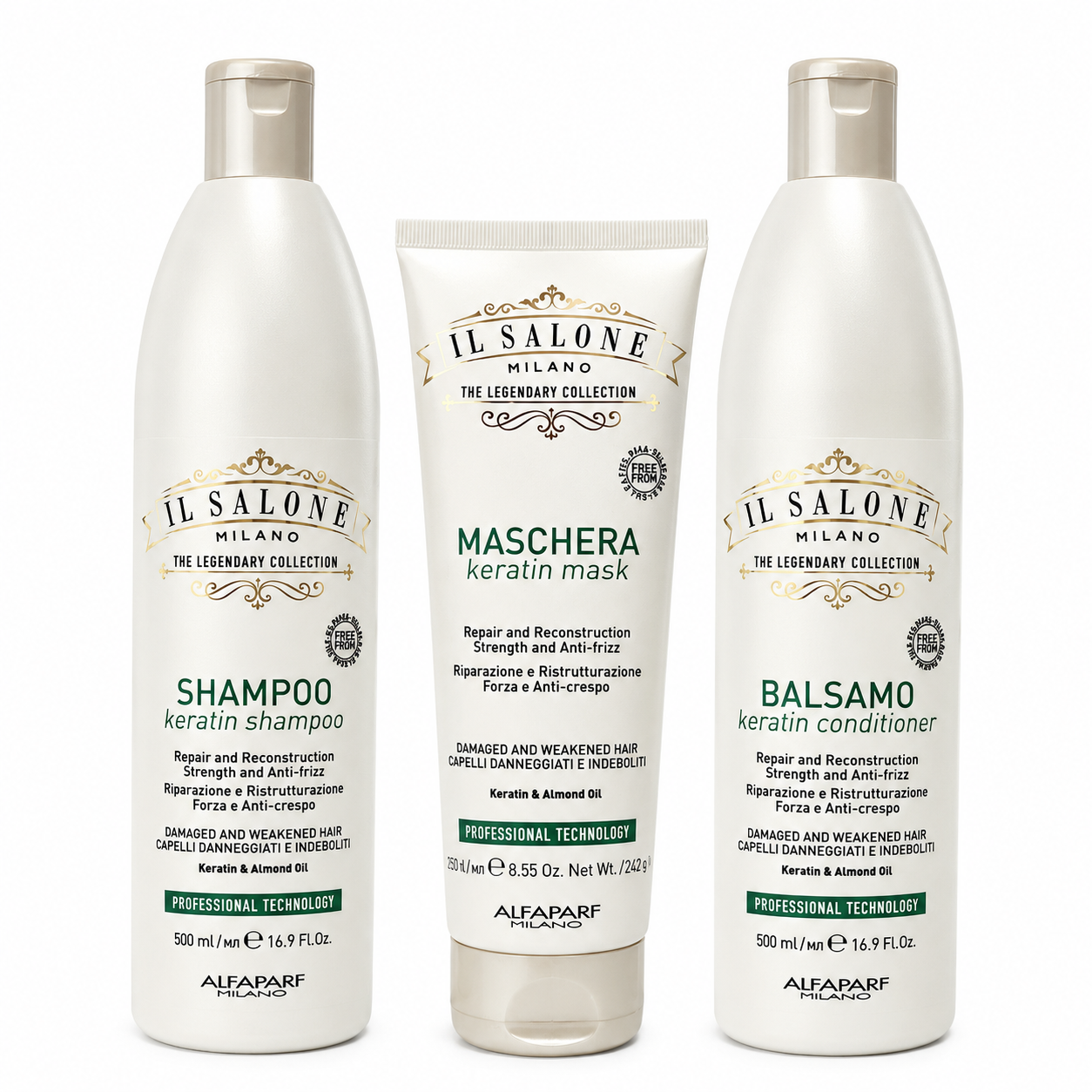 Kit Kerantin Anti - Frizz - Il Salone  - Alfaparf