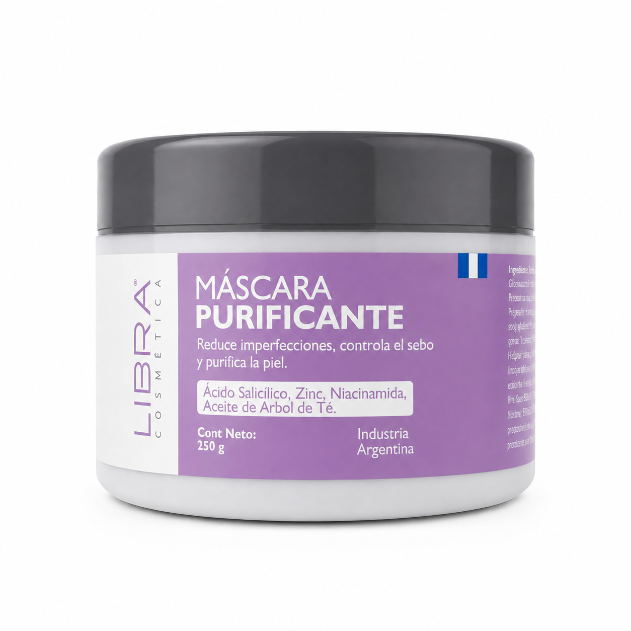 Máscara Purificante x 250 g – Libra Cosmética
