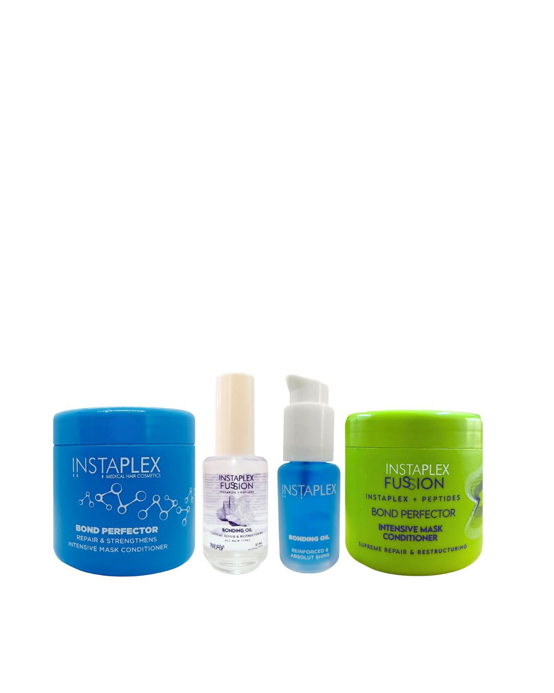 Kit máscaras y sérums fortalecedores para cabello dañado