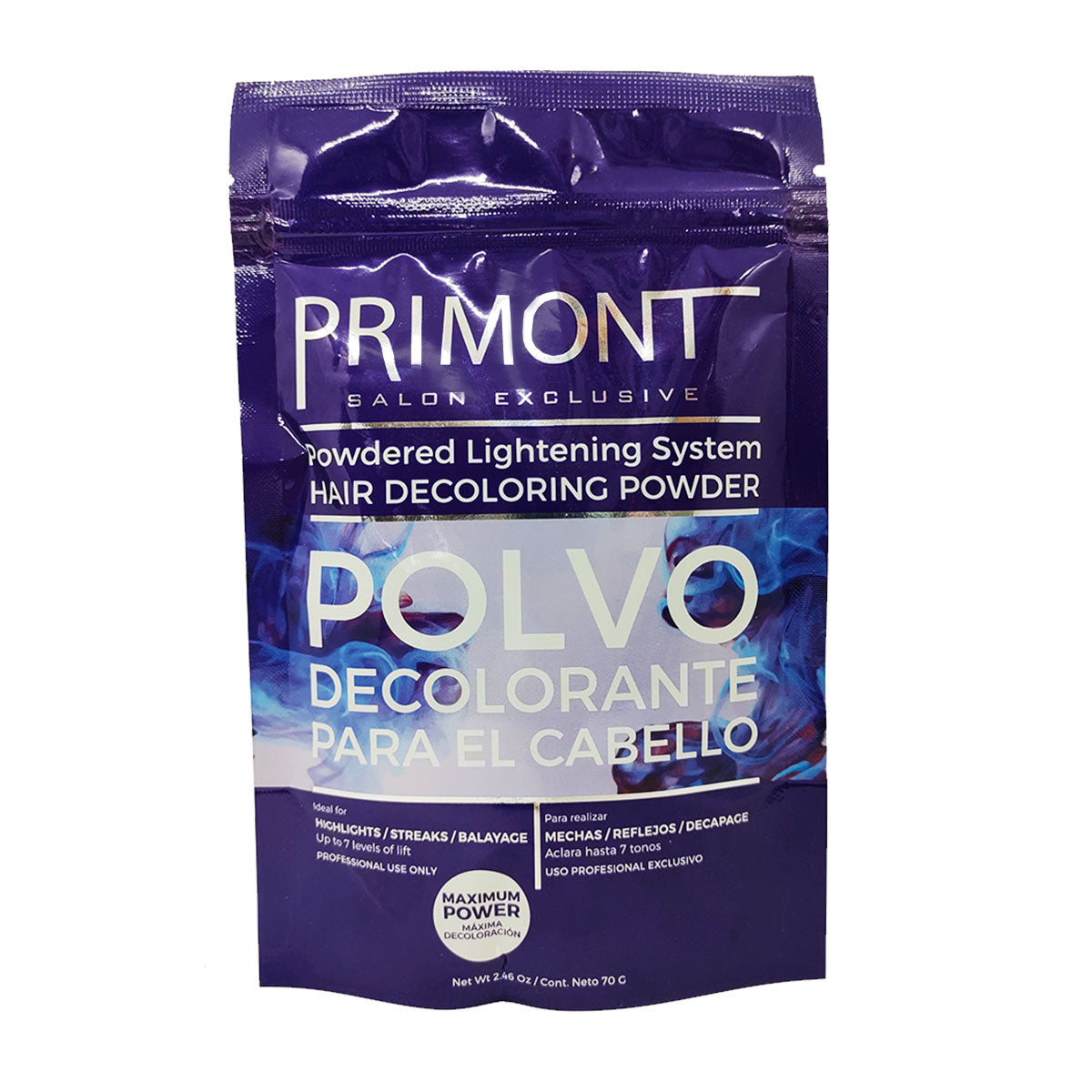 1 Polvo Decolorante X 700 Gr. + Color Plex Nº1 y Color Plex Nº2 x 250 ml - Primont