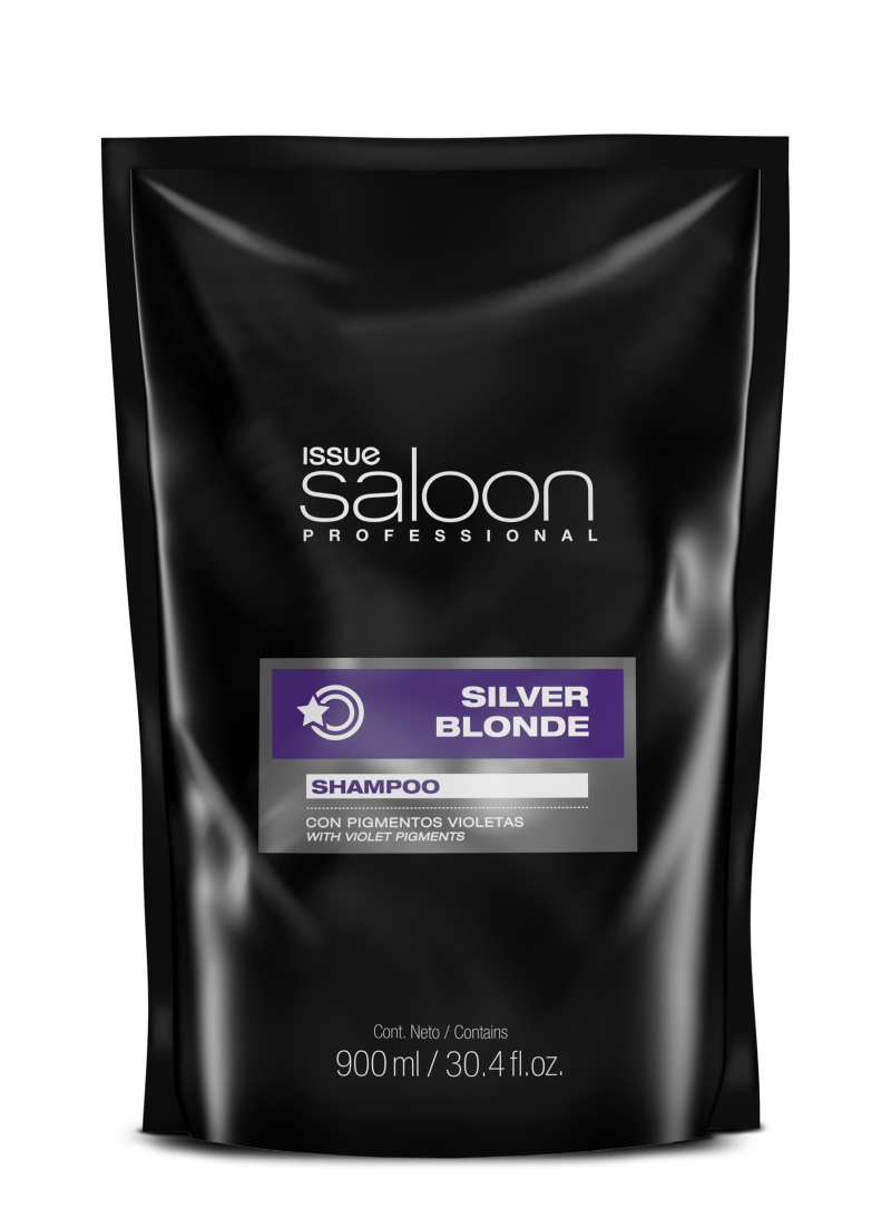 Shampoo Silver Blonde Doypack X 900 Ml. - Issue Professional