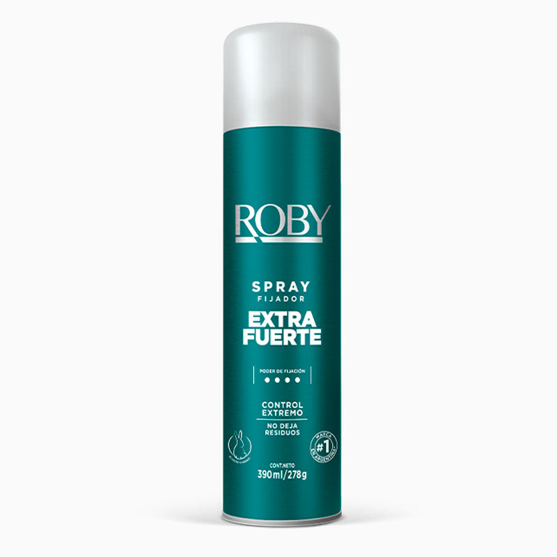 Spray Fijador Extra Fuerte x 390ml. - Roby