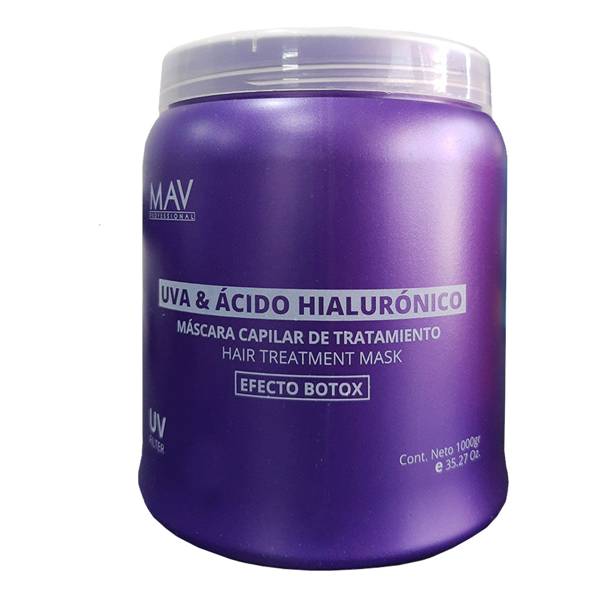 Mascara Uva Y Acido Hialuronico X 1 Kg. - Mav